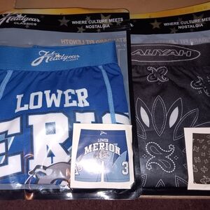 XL Headgear Classics Men’s Blue Kobe & Black Aaliyah Boxers 2 Pack